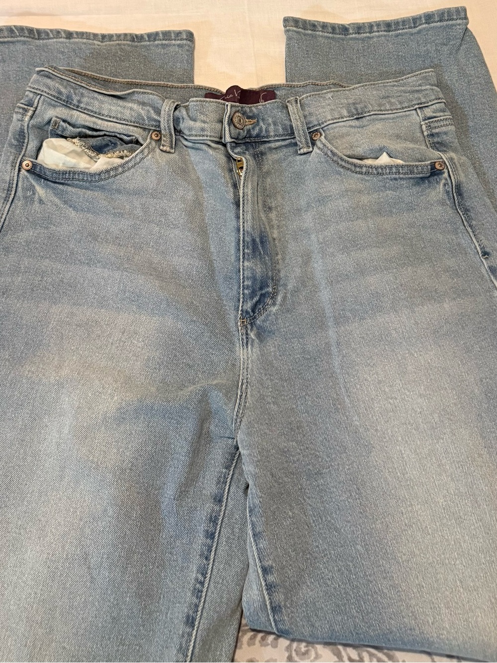 Gloria Vanderbilt Light Blue Straight Jeans